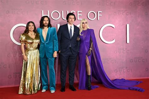 house of gucci red carpet london|House of Gucci London dresses.